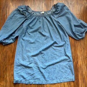 Tommy Hilfiger Classic Women’s Size Medium Denim Dress With Logo